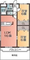 プチシャンスIIの間取り画像