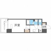プレサンスOSAKA DOMECITYクロスティの間取り画像