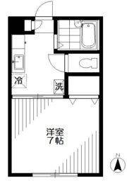 コーポオザキⅡの間取り画像