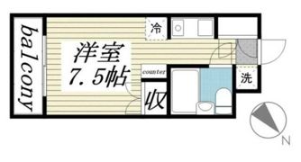 メゾン・ド・セヴェールNO．2の間取り画像