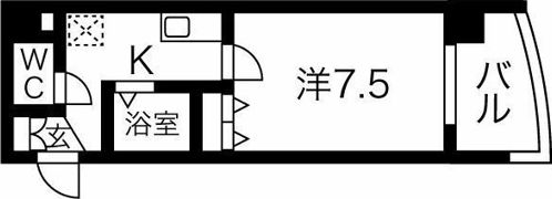 マンションリバーサイドの間取り画像