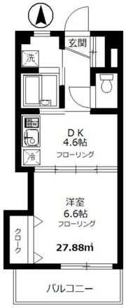 プティフルールⅡの間取り画像
