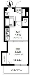 プティフルールⅡの間取り画像
