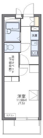 レオパレスパサートの間取り画像