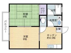 大王ハイツⅡの間取り画像