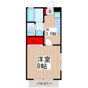 アヴェニューおおわだBの間取り画像