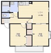 フェアリーウィステリア 弐番館の間取り画像