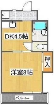 フジハイツの間取り画像