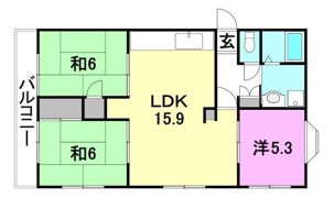 ロイヤルハイツの間取り画像