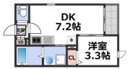 ミュゲット東部市場前の間取り画像