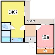 グランテール西福井の間取り画像