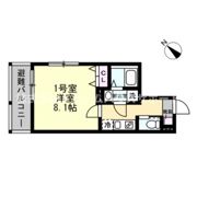 ベイルーム横須賀久里浜の間取り画像