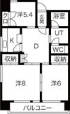 あさひレジデンス大友の間取り画像