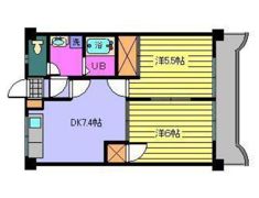 第89杉フラット YUUの間取り画像