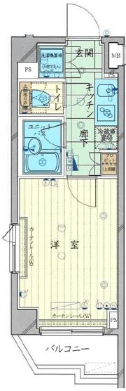 ルーブル武蔵小杉の間取り画像