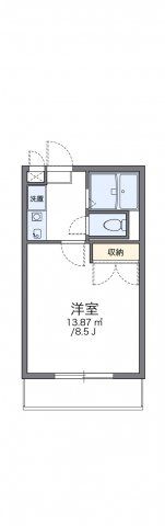 レオパレスFLORAの間取り画像