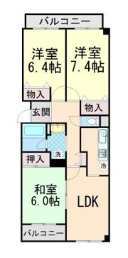 甲南山手ミオの間取り画像