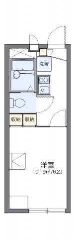 レオパレスシャンブル高殿の間取り画像