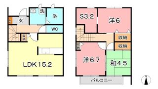 ベルメゾン中庄の間取り画像