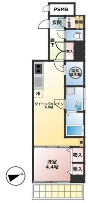 カテリーナ御苑の間取り画像
