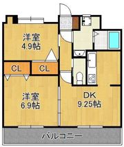 T-FLAT58の間取り画像
