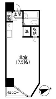 コーポアルプの間取り画像