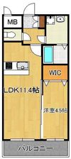 ヒルズ折尾の間取り画像