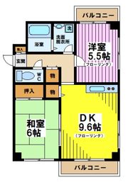 フレアつつじヶ丘の間取り画像
