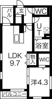Anecis川名の間取り画像
