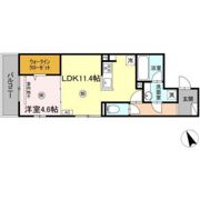 campanella舟入南の間取り画像