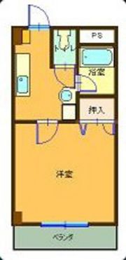 龍玉マンションⅡの間取り画像