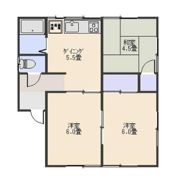 長沼町戸建の間取り画像