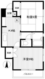 アミューズ磯子壱番館の間取り画像