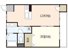 宇品栄能マンションの間取り画像
