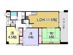 ベルク天神橋の間取り画像