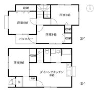 玉井戸建の間取り画像