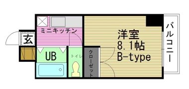 京橋森野ビルの間取り画像