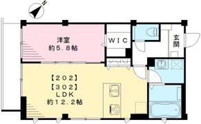 ラシーネ北新宿の間取り画像