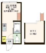 ハーモニーテラス高円寺南Ⅱの間取り画像