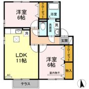 グリーンヒルズの間取り画像