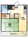 山本アビタシオン北館の間取り画像