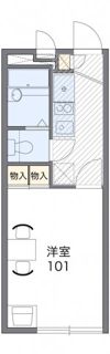 レオパレスリジエールの間取り画像