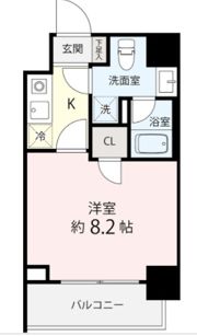 ヴィエルジュ錦糸町太平の間取り画像