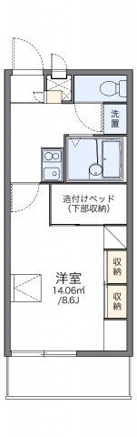 レオパレスクレール勝賀の間取り画像