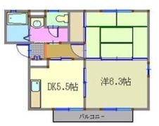 サンルミエールA棟の間取り画像