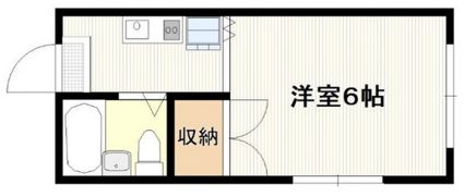 第1角戸ハイツの間取り画像