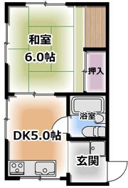 三木マンションの間取り画像