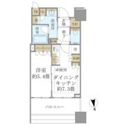 白金ザ・スカイ西棟の間取り画像