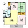 エクセレントサカウエ A棟の間取り画像