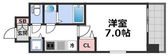セイワパレス玉造上町台の間取り画像